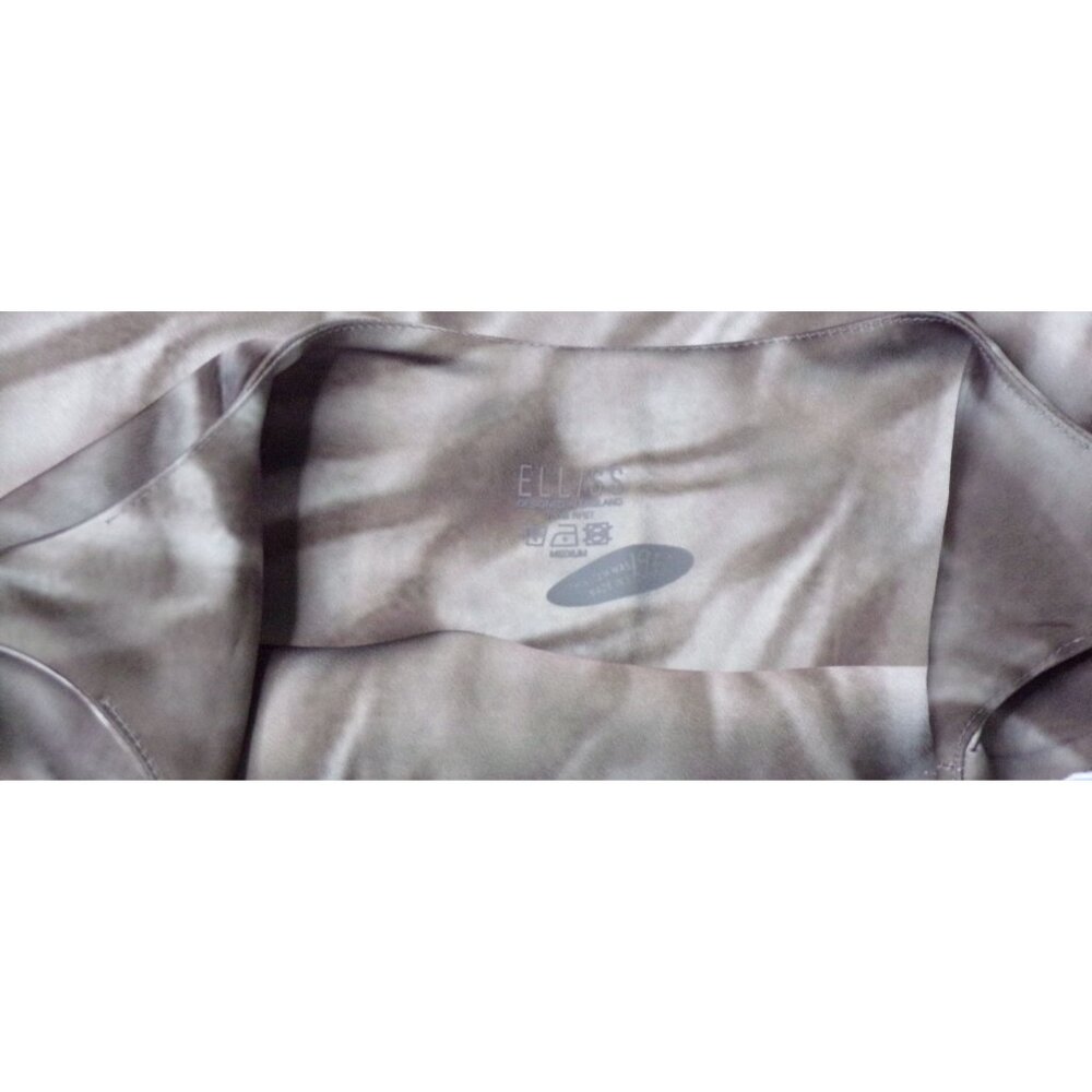 🆕ELLISS ELL/SS Maxi Slip Dress Gray Tie Dye Print Medium 6-8 - Picture 7 of 8